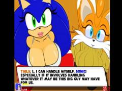 Free youtube video category big_ass (425 sec). Woman Sonic and tails having sex with you.
