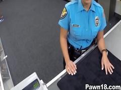 18+ sexual video category blowjob (421 sec). Ms Police Officer at Pawn Shop.