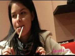 Cool x videos category amateur (120 sec). Pussy in a sushi bar.