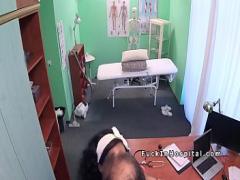 Play videotape recording category interracial (413 sec). Ebony with a lovely bum bangs doctor.