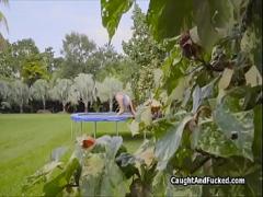 Free porno category sexy (364 sec). Trampoline big tit blows thick dick.