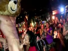 Adult youtube video category orgy (310 sec). CFNM stripper sucked by amateur babes at CFNM Party.