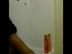Full youtube video category latina (2128 sec). Bella in shower Skyping BF.